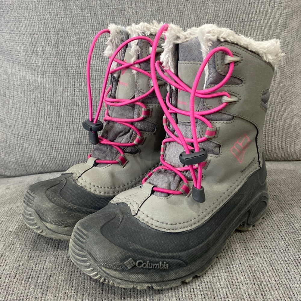 Columbia waterproof youth winter boots size 5